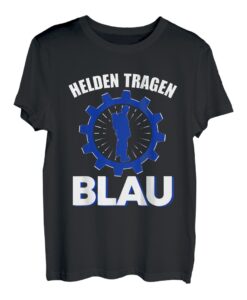 THW TShirt - Helden tragen Blau T-Shirt