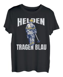 THW TShirt - Helden tragen Blau T-Shirt