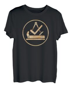 Tischler Schreiner Handwerker Zunft Logo Holzbau T-Shirt