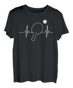 Tischtennis Herzschlag T-Shirt