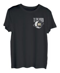 To The Moon BTC Bitcoin Krypto Kryptowährung Astronaut T-Shirt