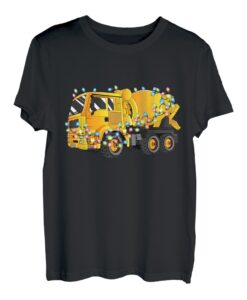Toller Zementmischer mit Weihnachtsbeleuchtung T-Shirt