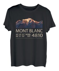 Tour Du Mont Blanc Montblanc Alpen TMB Cooles Berg Wander T-Shirt