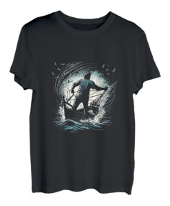 Traditionelles Fischernetz für Boote, Angler, Wurfnetz T-Shirt