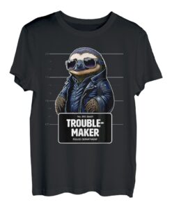 Troublemaker - Lustiges und Süßes Faultier zu Weihnachten T-Shirt