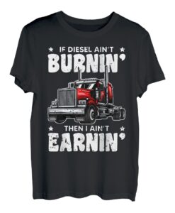 Truck Driver Shirt Vintage Truck Lustiger Diesel Trucker T-Shirt