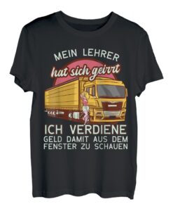 Truck Truckerbabe Fernfahrer Lustiger Spruch Brumm LKW T-Shirt