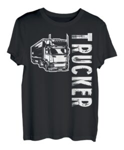 Trucker Amerikanische Flaggen Trucking T-Shirt