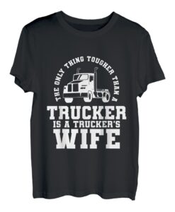 Trucker Ehefrau Lkw-Fahrer Ehefrau T-Shirt