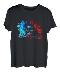 Trucker Flammen LKW Fahrer Retro Oldtimer Lastkraftwagen T-Shirt