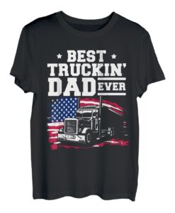 Trucker Herren Damen Big Rig Trucking Truckin' Road Lorry T-Shirt