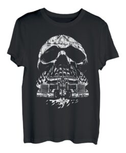 Trucker Herren Damen Big Rig Trucking Truckin' Road Lorry T-Shirt