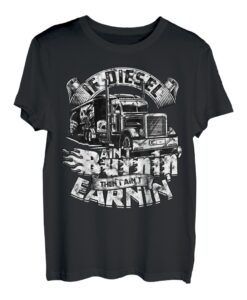 Trucker Herren Damen Big Rig Trucking Truckin' Road Lorry T-Shirt