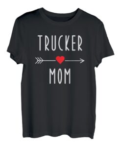 Trucker Mom Funny Trucker Driver Mom Geschenk Muttertag T-Shirt