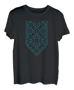 Ukrainische Stickerei Vyshyvanka-Druck Folk ethnische Ornamente T-Shirt