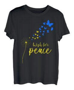 Ukrainische Wildblumen Löwenzahn Blau und Gelb Ukraine Flagge T-Shirt