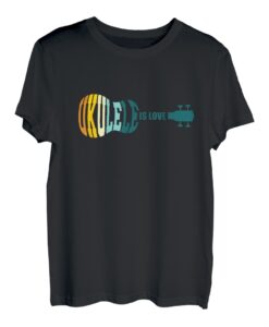 Ukulele Ist Liebe Uke Musik Gitarrist Musikinstrument T-Shirt