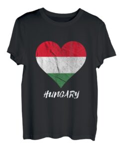 Ungarn Ungare Herz Ungarische Wurzeln Touristen Souvenir T-Shirt