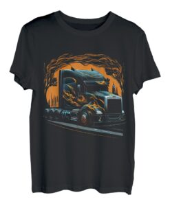 US amerikanische Flagge Trucker Lkw-Fahrer Geschenk T-Shirt