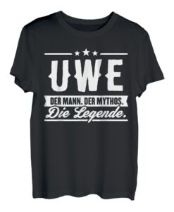 Uwe Name Lustiger Spruch Shirt Vorname Geschenk