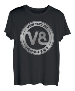 V8 Motor 1-8-3-6-4-5-2-7 Achtzylinder V8 T-Shirt