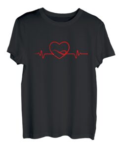 Valentinstag Herzschlag Unendlich 14 Februar Herztag T-Shirt