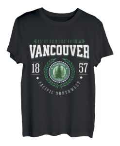 Vancouver Washington State Pine Tree WA Souvenir Retro T-Shirt