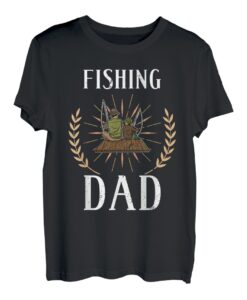 Vater Angler Kinder Vatertag Sohn Töchter Papa Angeln T-Shirt