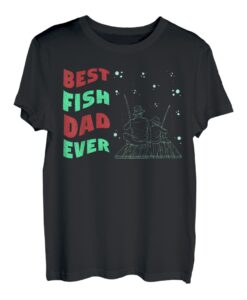 Vater Angler Kinder Vatertag Sohn Töchter Papa Angeln T-Shirt