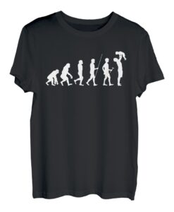 Vater Evolution Baby Vatertag Niedlich Papas Lustiges Geschenk T-Shirt