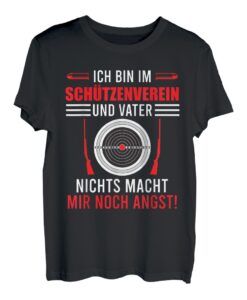 Vater im Schützenverein Sportschütze T-Shirt
