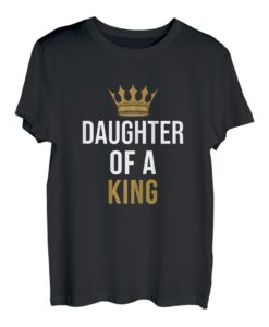 Vater Tochter Partnerlook Daughter Of A King Partner Outfit T-Shirt