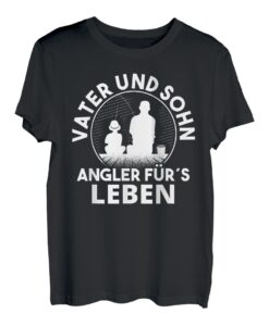 Vater und Sohn Angler Geschenk für Fischer Angeln Karpfen T-Shirt