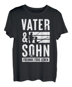 Vater und Sohn - Freunde fürs Leben Angler Fan Fischer T-Shirt