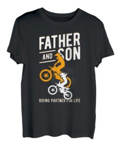 Vater Und Sohn Motorrad T-Shirt | Geschenk Biker Shirt T-Shirt