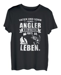 Vater Und Sohn Sind Angler Kollegen Für's Leben Angel TShirt T-Shirt