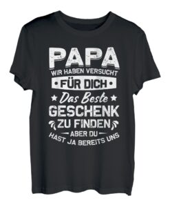 Vater und Sohn & Tocher Partnerlook Weihnachten Dad Geschenk T-Shirt