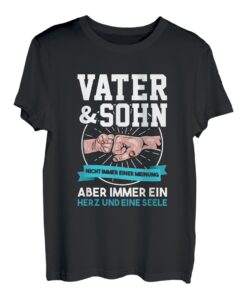 Vater und Sohn vielleicht nicht immer einer Meinung Partner T-Shirt