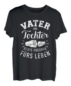 Vater und Tochter beste Freunde fürs Leben Spruch Fäuste T-Shirt