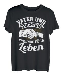 Vater und Tochter Freunde fürs Leben Bester Papa Geschenk T-Shirt