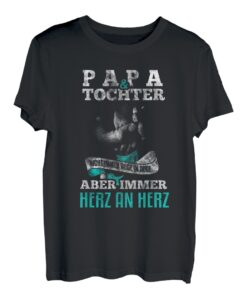 Vater und Tochter Partnerlook Vatertag - Papa und Tochter T-Shirt