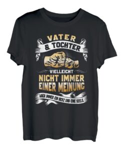 Vater und Tochter Shirt Partnerlook Dad Vatertag Geschenk
