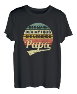 Vater Vintage Geschenk Der Mann der Mythos die Legende Papa T-Shirt