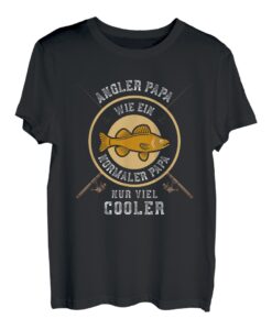 Vatertag Geschenk Papa Angler Angeln T-Shirt