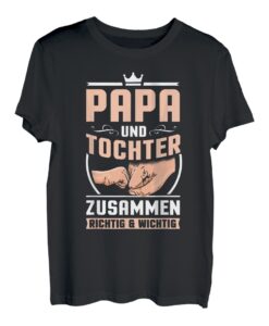 Vatertag T-Shirt Papa Tochter Männer Papi Kinder T-Shirt