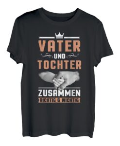 Vatertag T-Shirt Papa Tochter Männer Papi Kinder T-Shirt