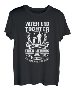 Vatertag Tshirt Kind Opa Papa Vater Tochter Daddy Dad T-Shirt