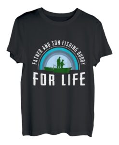 Vatertag Vater und Sohn Angelfreund zum Angeln T-Shirt