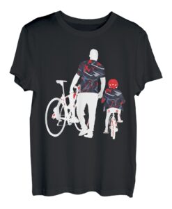 Vatertags Papa und Sohn die Matching Radfahrer T-Shirt