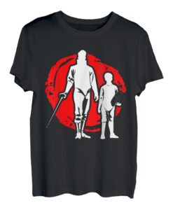 Vatertags Papa und Sohn, die Passende Fechten T-Shirt